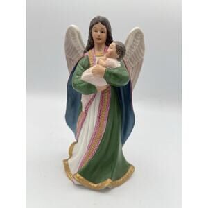 Home Interiors HOMCO Angel with Baby #1436 Porcelain Figurine